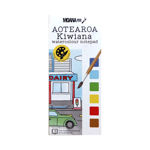 Watercolour Notepad Kiwiana